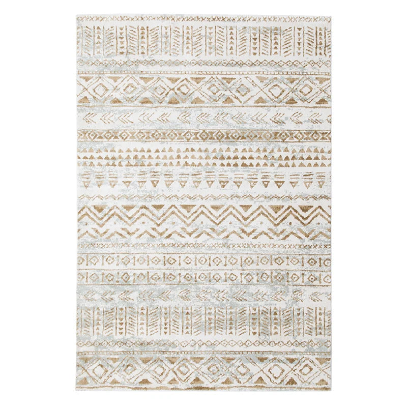 Tapis Beni Ouarain Tasafut, bandes taupe, vu de dessus